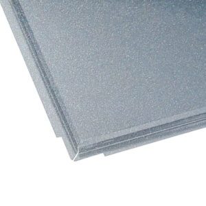 Алюминиевая кассета PRiMET 595х595 К45, 0,30 мм, металлик серебристый