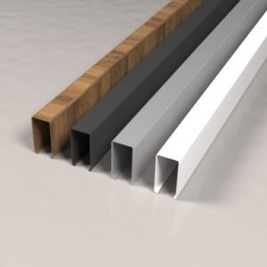 Стальная кубообразная рейка 30х60