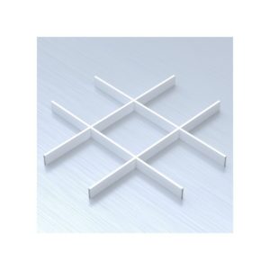 Потолок Грильято с ячейкой 200х200 цвет белый