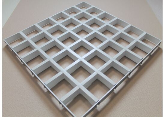 gl15100h100beloe-550x389 Потолок Грильято GL-15, белый матовый