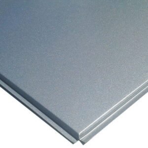 Алюминиевая кассета 600х600 цвет металлик