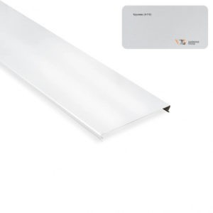 Реечный потолок Кружево-A116 D в интерьере спальни