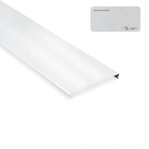 Реечный потолок Белая паутинка-В29 D в интерьере ванной комнаты