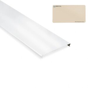 Реечный потолок S-система цвет Бежевый металлик-7703 D в интерьере