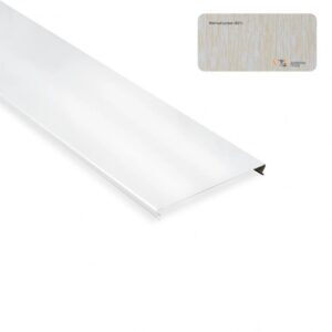 Реечный потолок Желтый штрих-B21 D в интерьере кафе